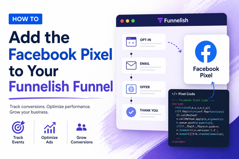 How to Add the Facebook Pixel to Your Funnelish Funnel