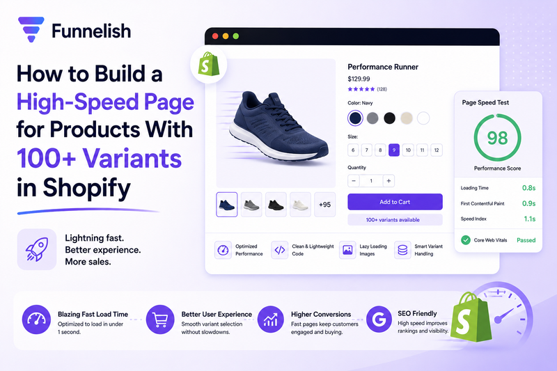 How to Build a High-Speed Page for Products With 100+ Variants in Shopify