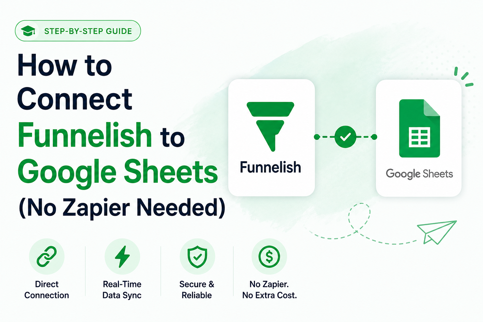 How to Connect Funnelish to Google Sheets (No Zapier Needed)