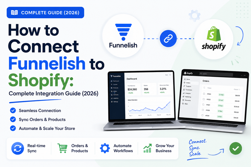 How to connect Funnelish to Shopify complete integration guide 2026 for dropshippers