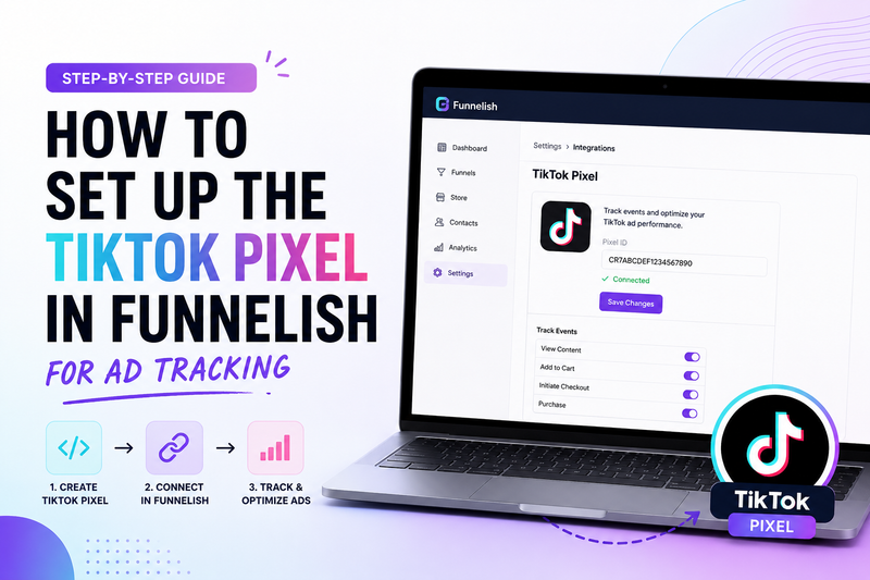 How to Set Up the TikTok Pixel in Funnelish for Ad Tracking