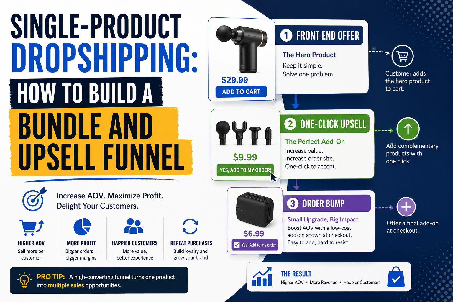 Single-Product Dropshipping: How to Build a Bundle and Upsell Funnel
