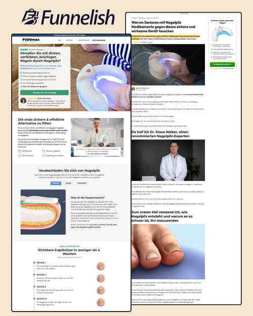 Nail Fungus Therapy Funnel | Funnelish Template