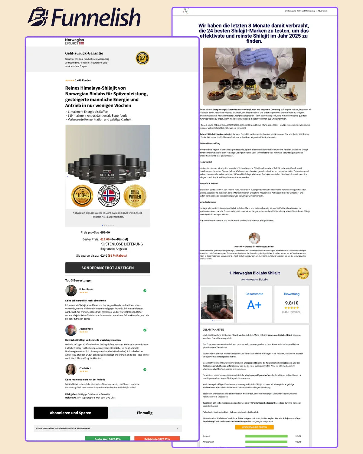 Himalayan Shilajit Funnel | Funnelish Template