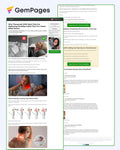 Editorial 3 - QL Advertorial Page | GemPages Template