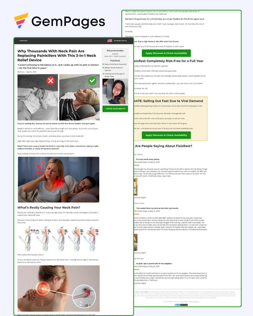 Editorial 3 - QL Advertorial Page | GemPages Template