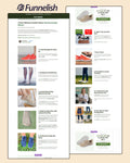 Hike FootWear Listicle Page | Funnelish Template