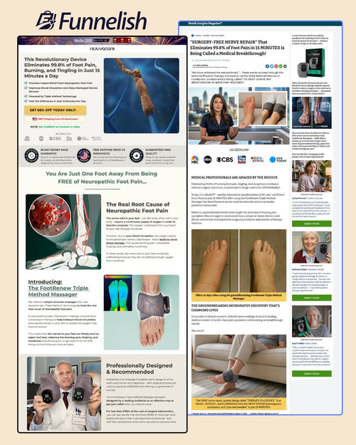 RejuvaCare Funnel | Funnelish Template