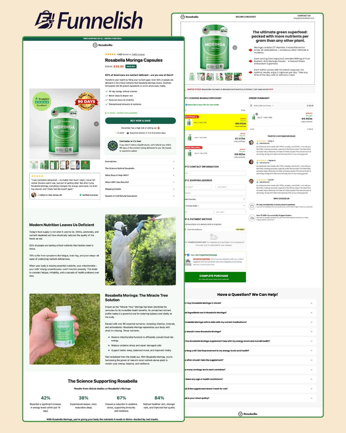 Rosabella Funnel | Funnelish Template