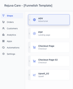 RejuvaCare Funnel | Funnelish Template