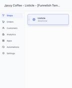 Javvycoffe Listicle Page | Funnelish Template