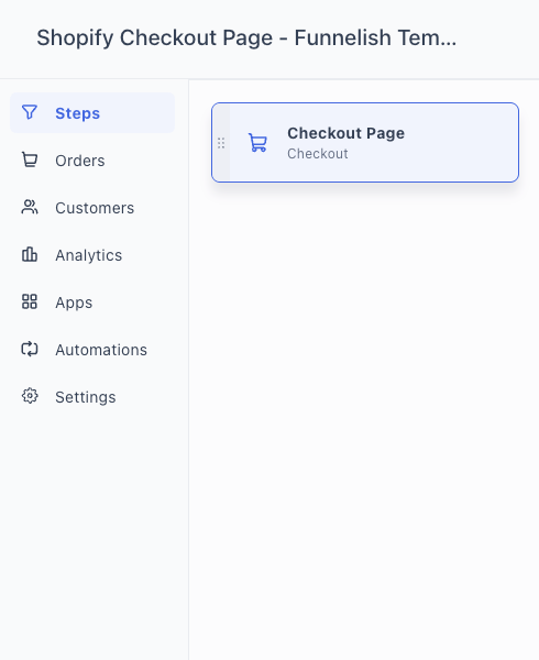 Shopify Checkout Page in Funnelish | Funnelish Template