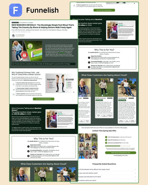 Hike-Footwear Cloud | Funnelish Template Ecom Funnel Template