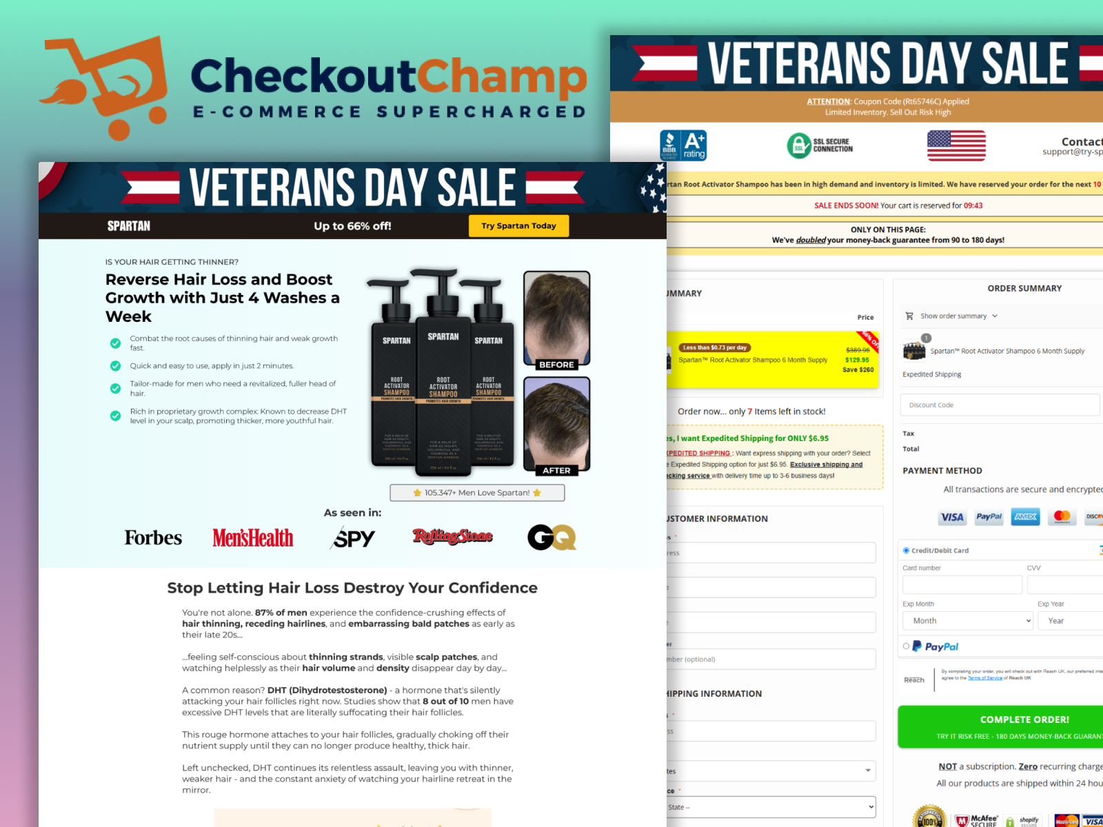 Spartan Sales Page On CheckoutChamp👇