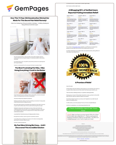 Shopify Advertorial Page | GemPages