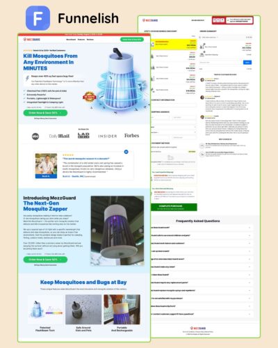 Mozz Guard Funnel | Funnelish