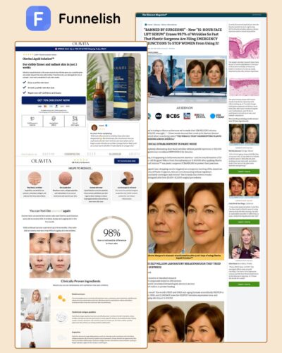 Skin Care Magazine(Olavita) Funnel | Funnelish