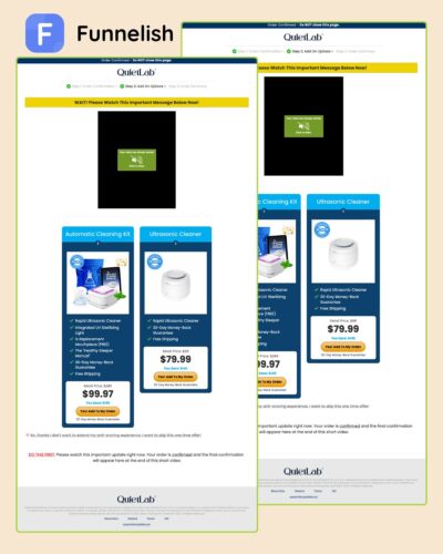 QuiteLab VSL Page | Funnelish