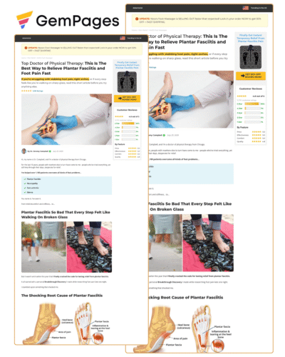Nooro Foot Massager ADV | Gempages Template
