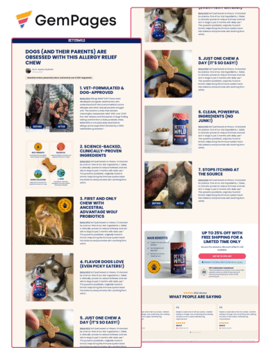 7 Reasons Listicle Page | GemPages